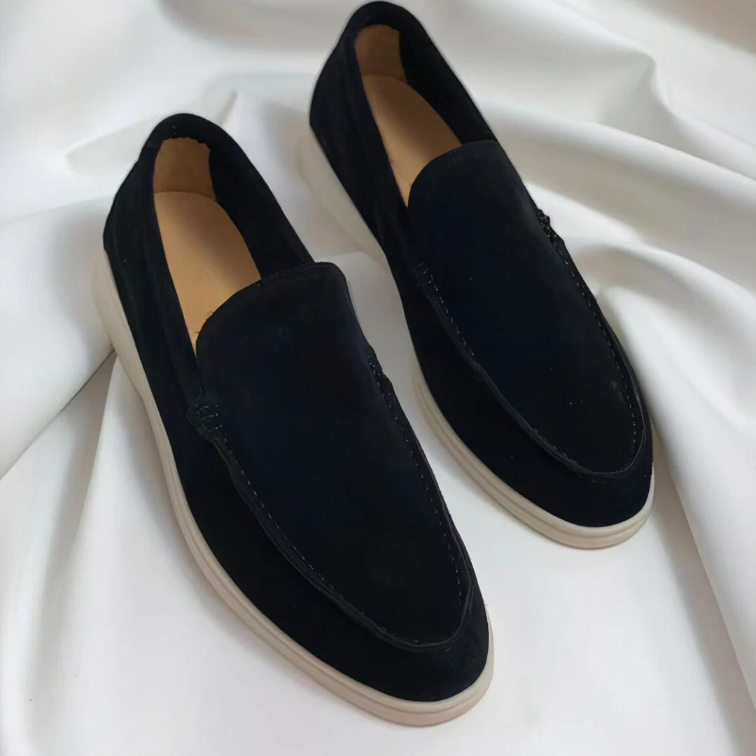 Santoni | Elegant Leather Loafers