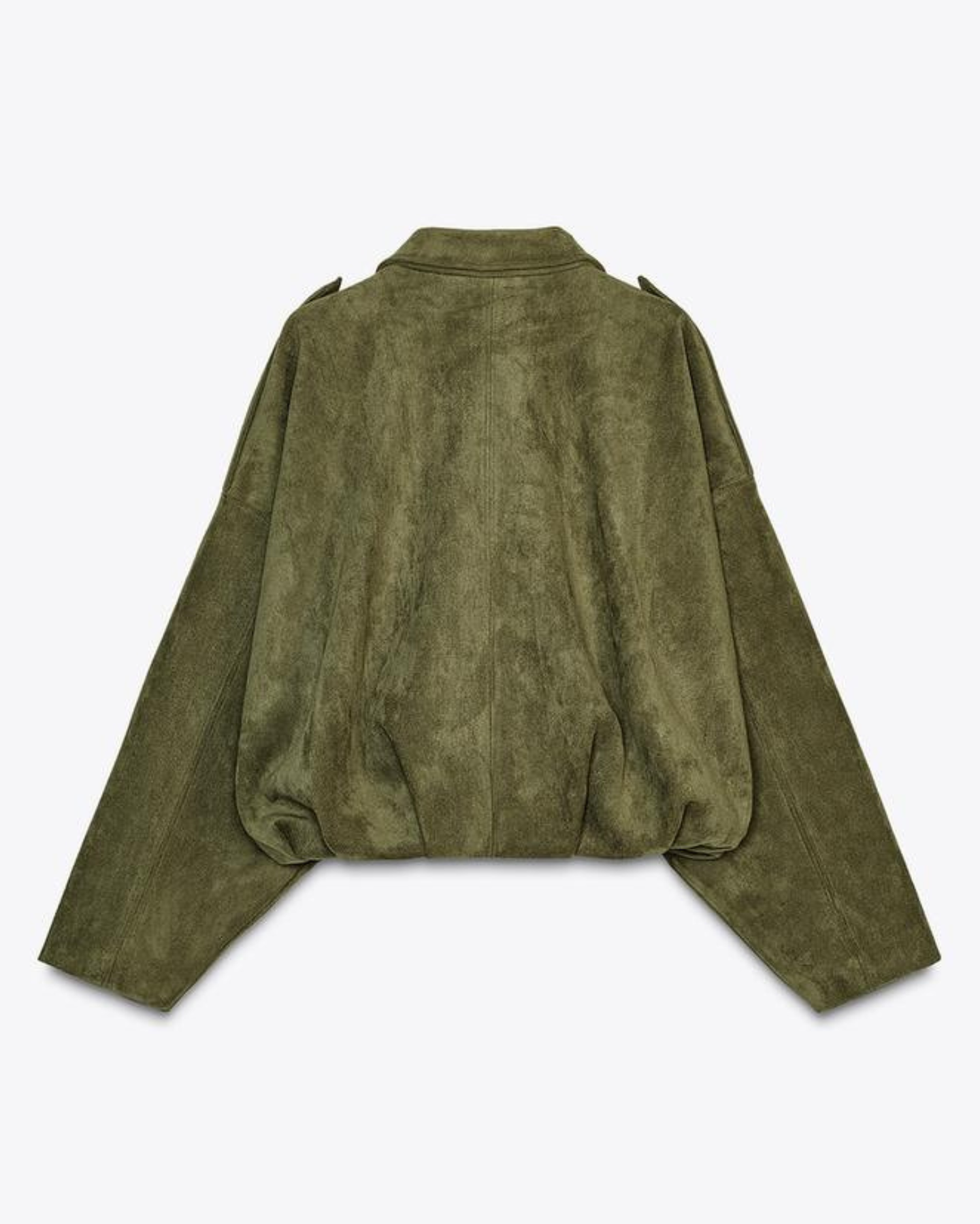 Quinn | Suede Bomber Jacket