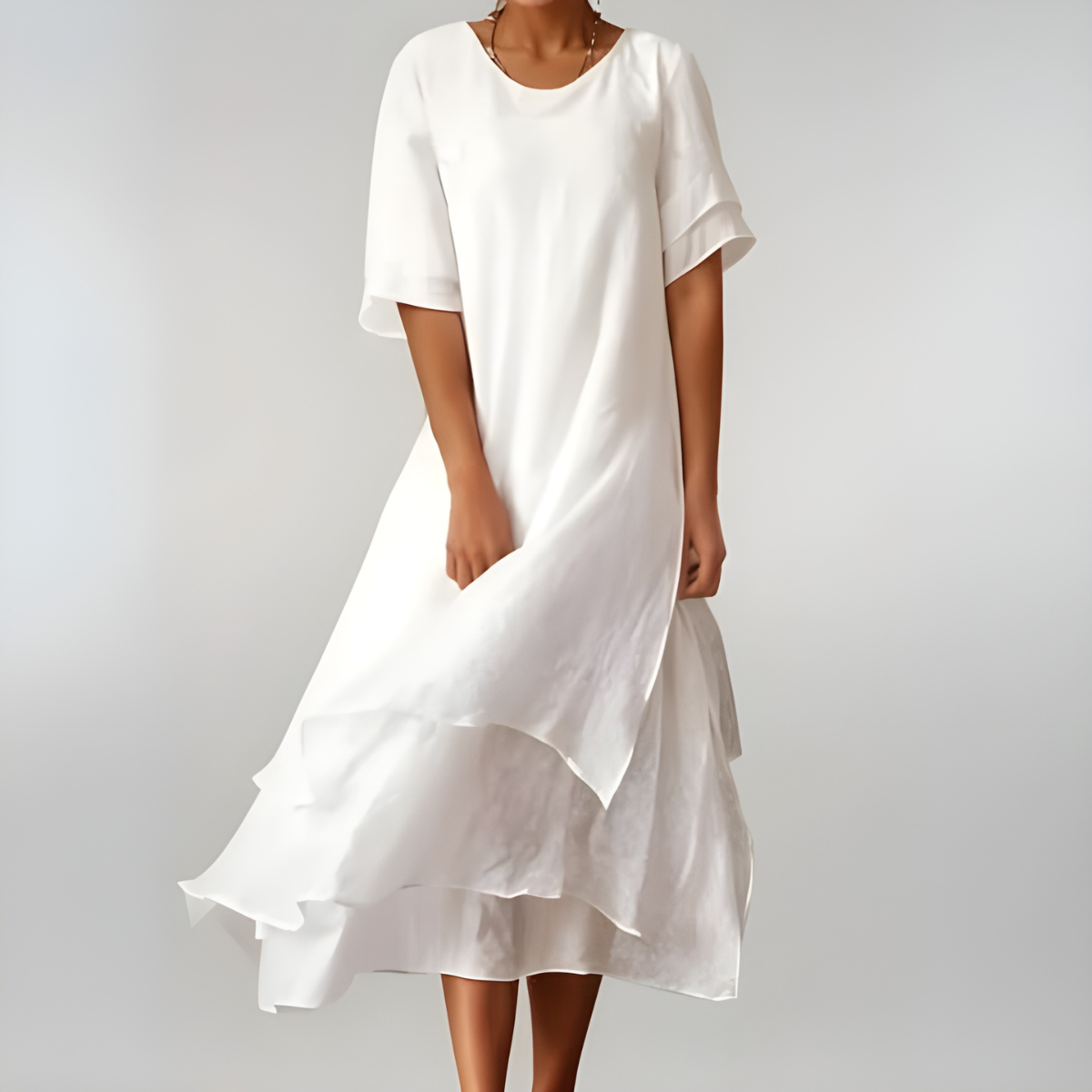 Elena | Long Cotton Dress