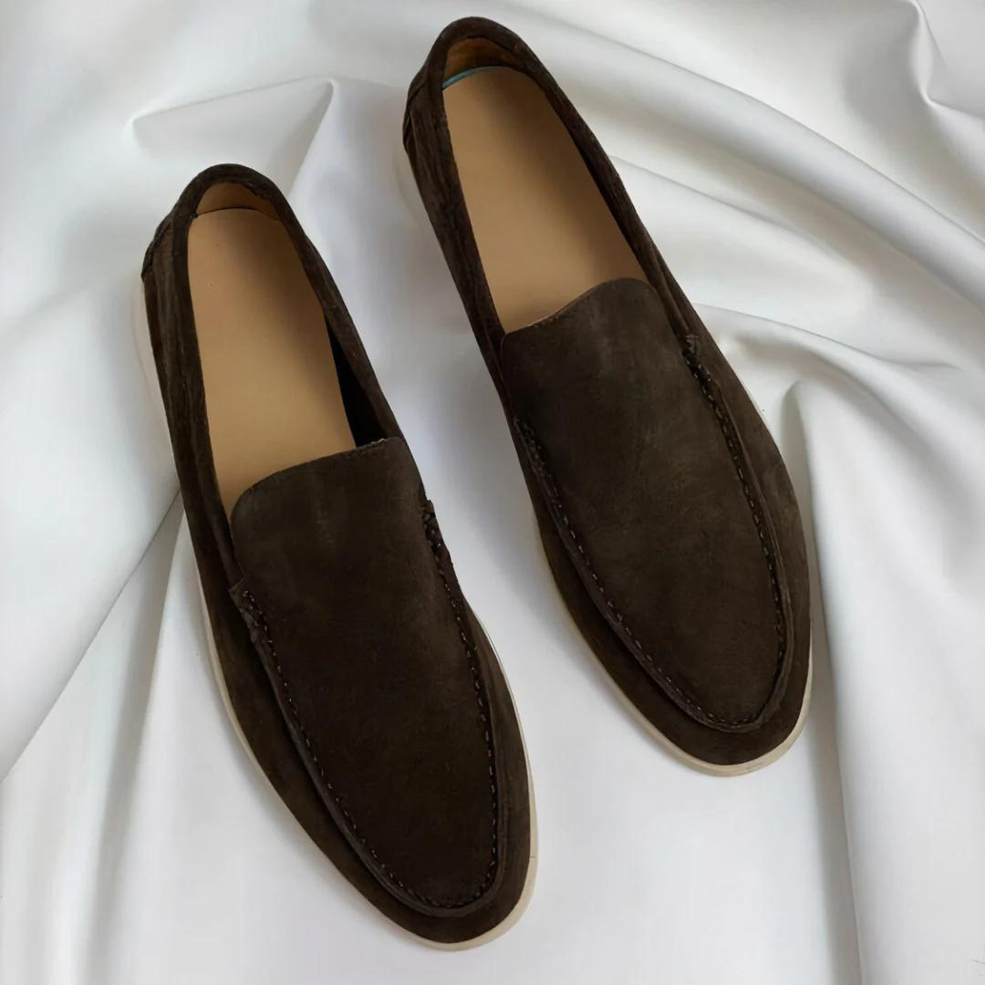 Santoni | Elegant Leather Loafers