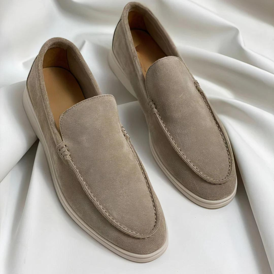 Santoni | Elegant Leather Loafers