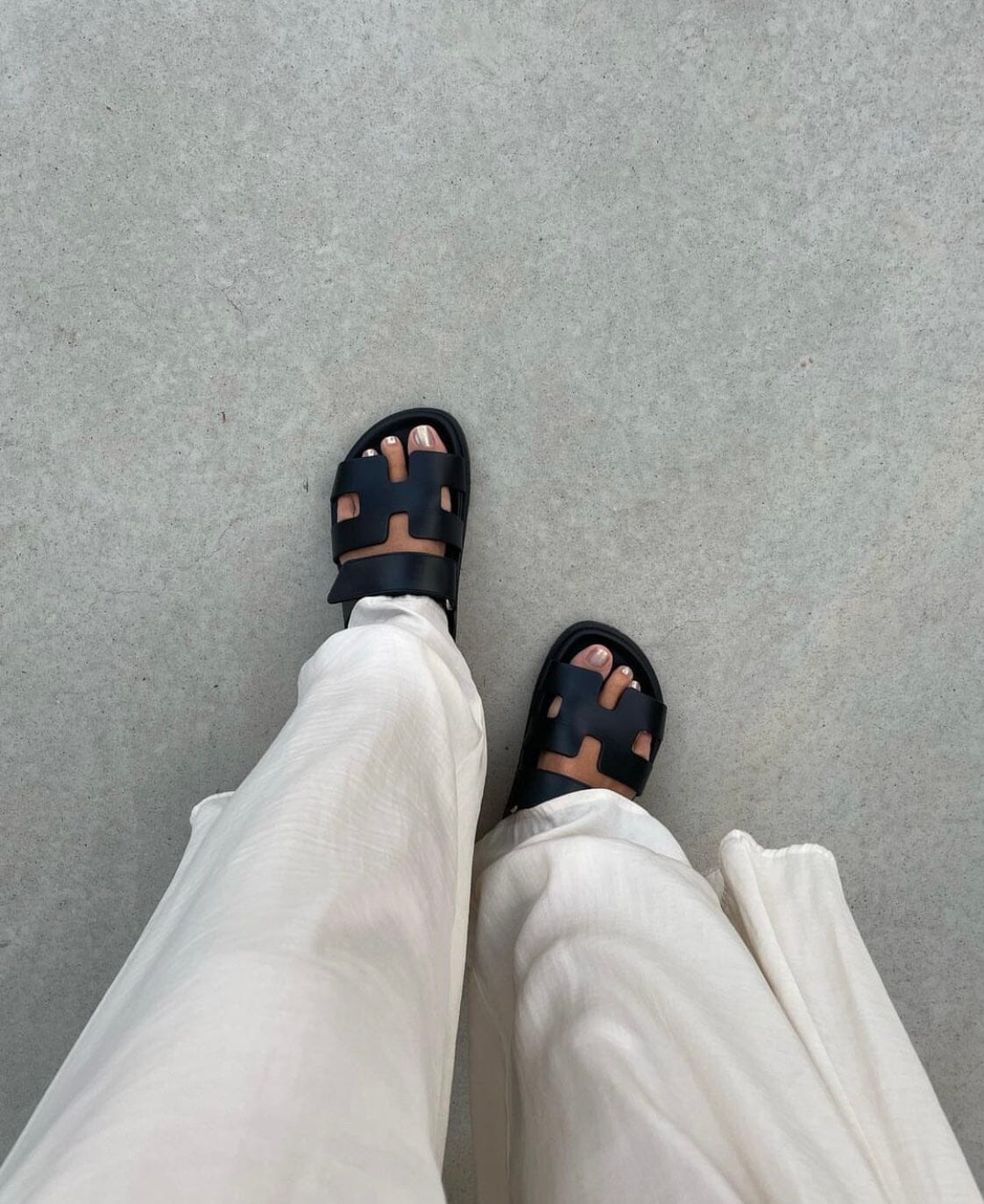 Tamara | Leather Slides