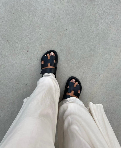 Tamara | Leather Slides