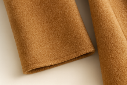 Classic Long Belted Wool Coat