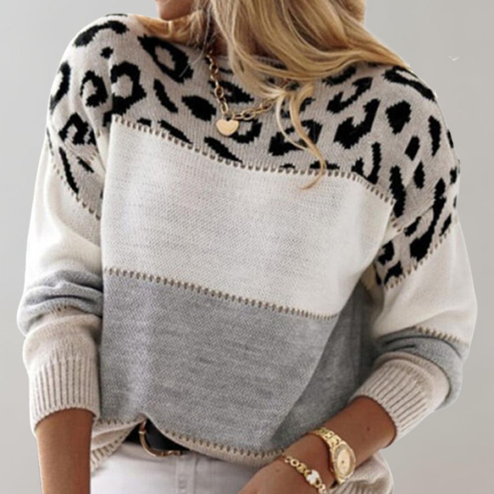 Eleanor | Elegant Leopard Sweater
