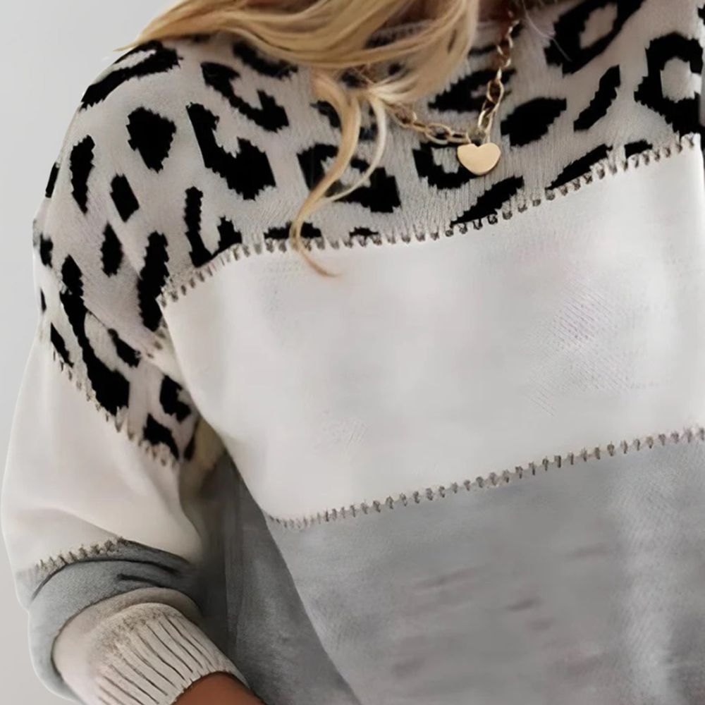 Eleanor | Elegant Leopard Sweater