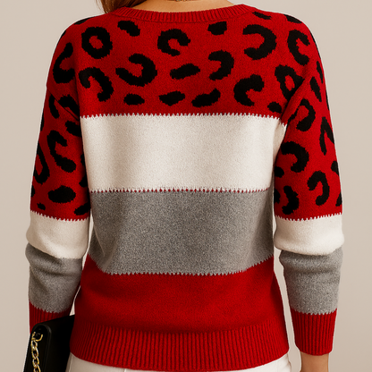 Eleanor | Elegant Leopard Sweater