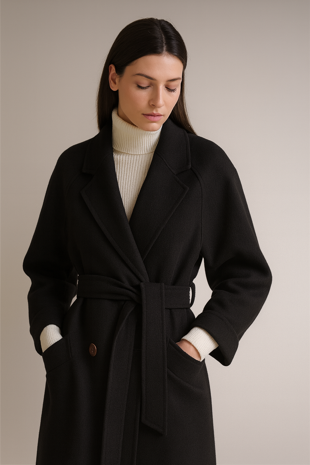 Iconic Belted Long Coat