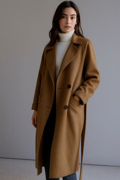 Iconic Belted Long Coat