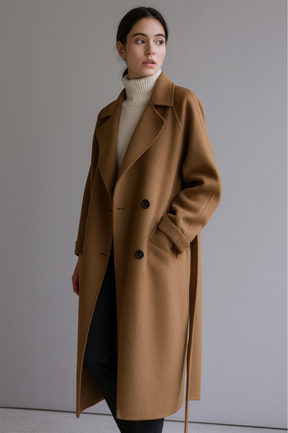 Iconic Belted Long Coat