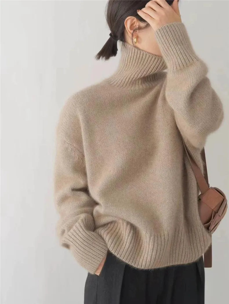 Isabella | Cashmere High-Neck Sweater