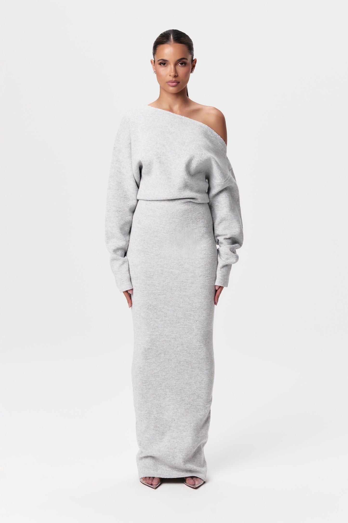 Christine | Off Shoulder Sweater Dress