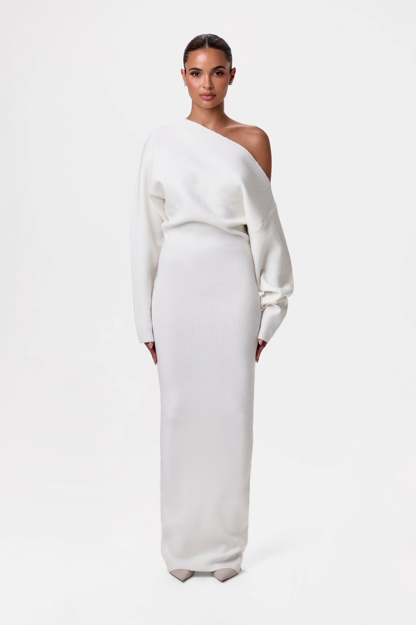 Christine | Off Shoulder Sweater Dress