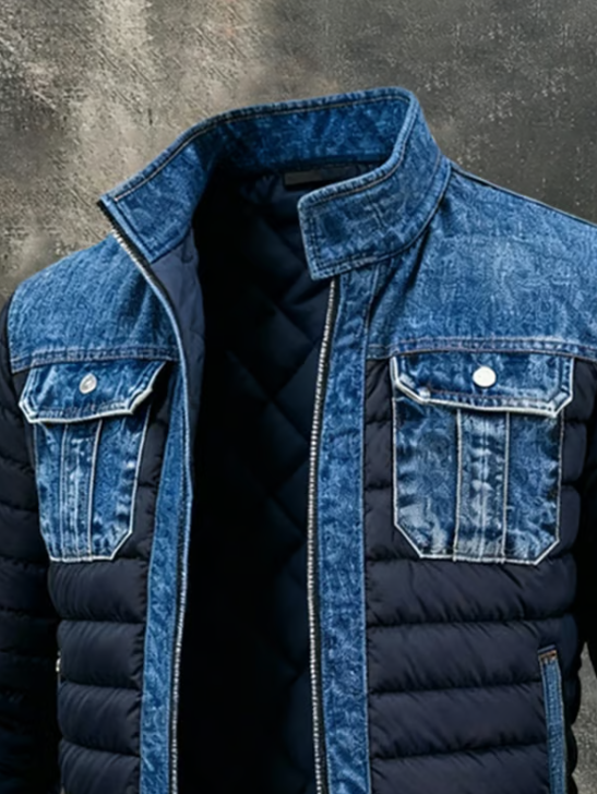 William | Hybrid Quilted Denim Jacket
