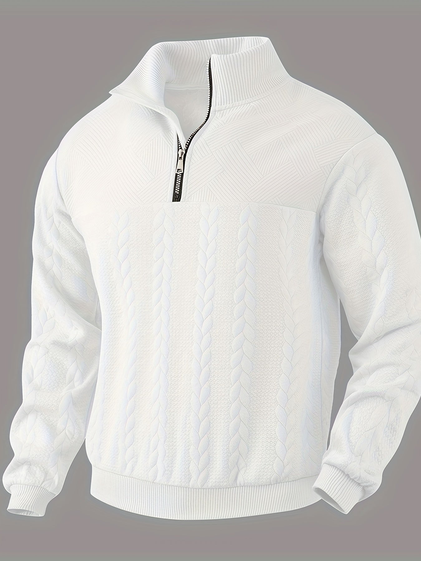 Robert | Vintage Men's Zip Sweater