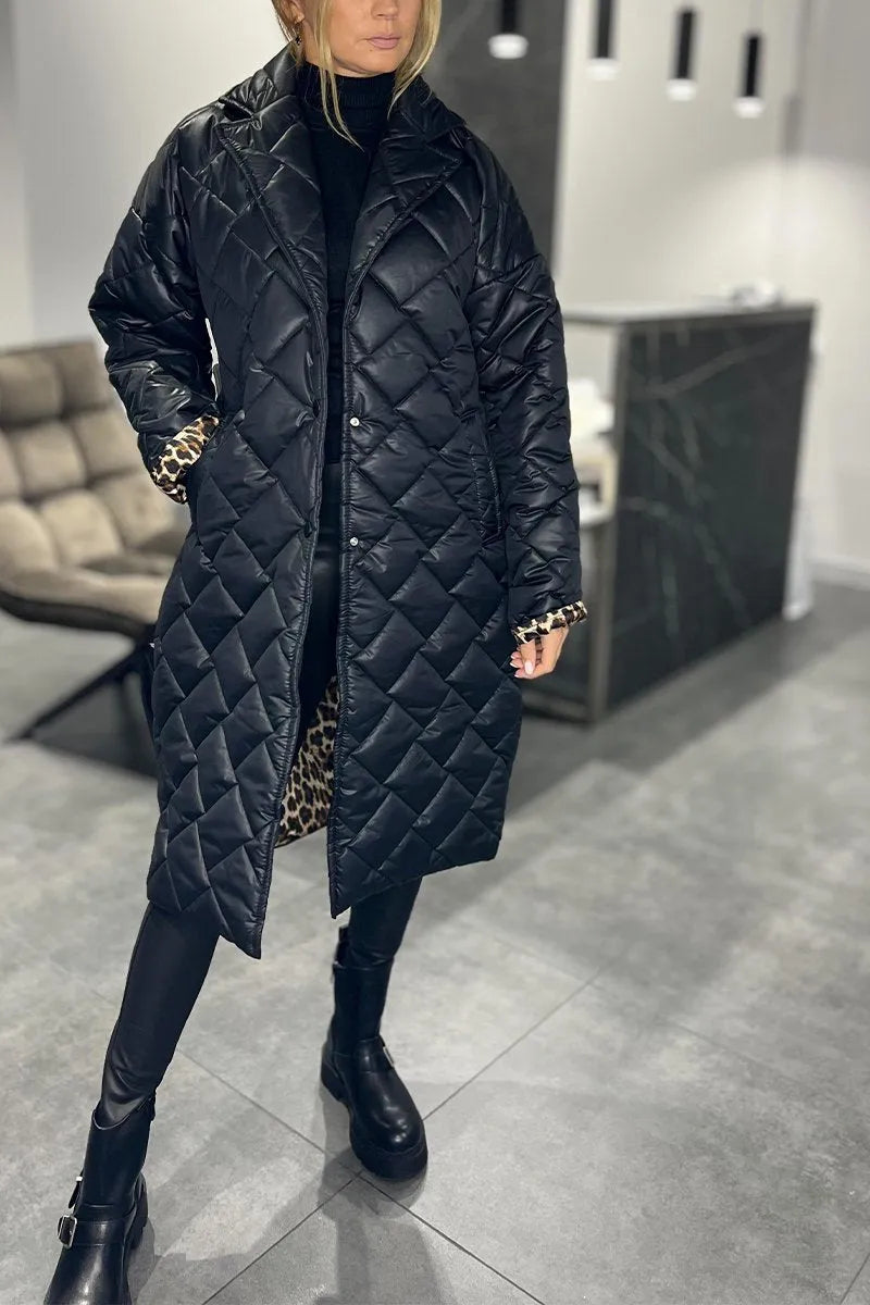 Sienna | Elegant Leopard Coat
