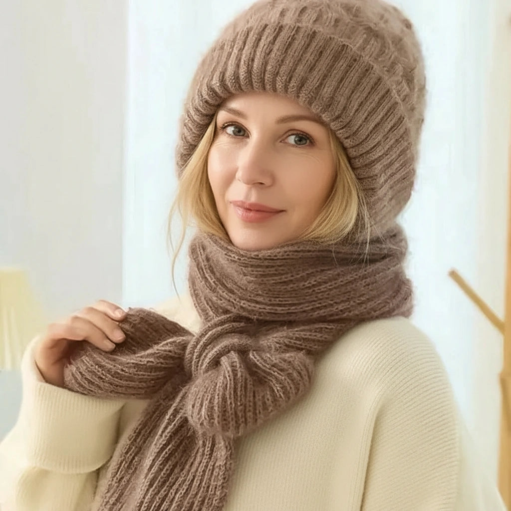 Windproof Hat & Scarf Set