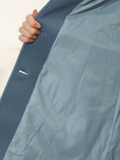 Single Breasted Winter Trench Coat