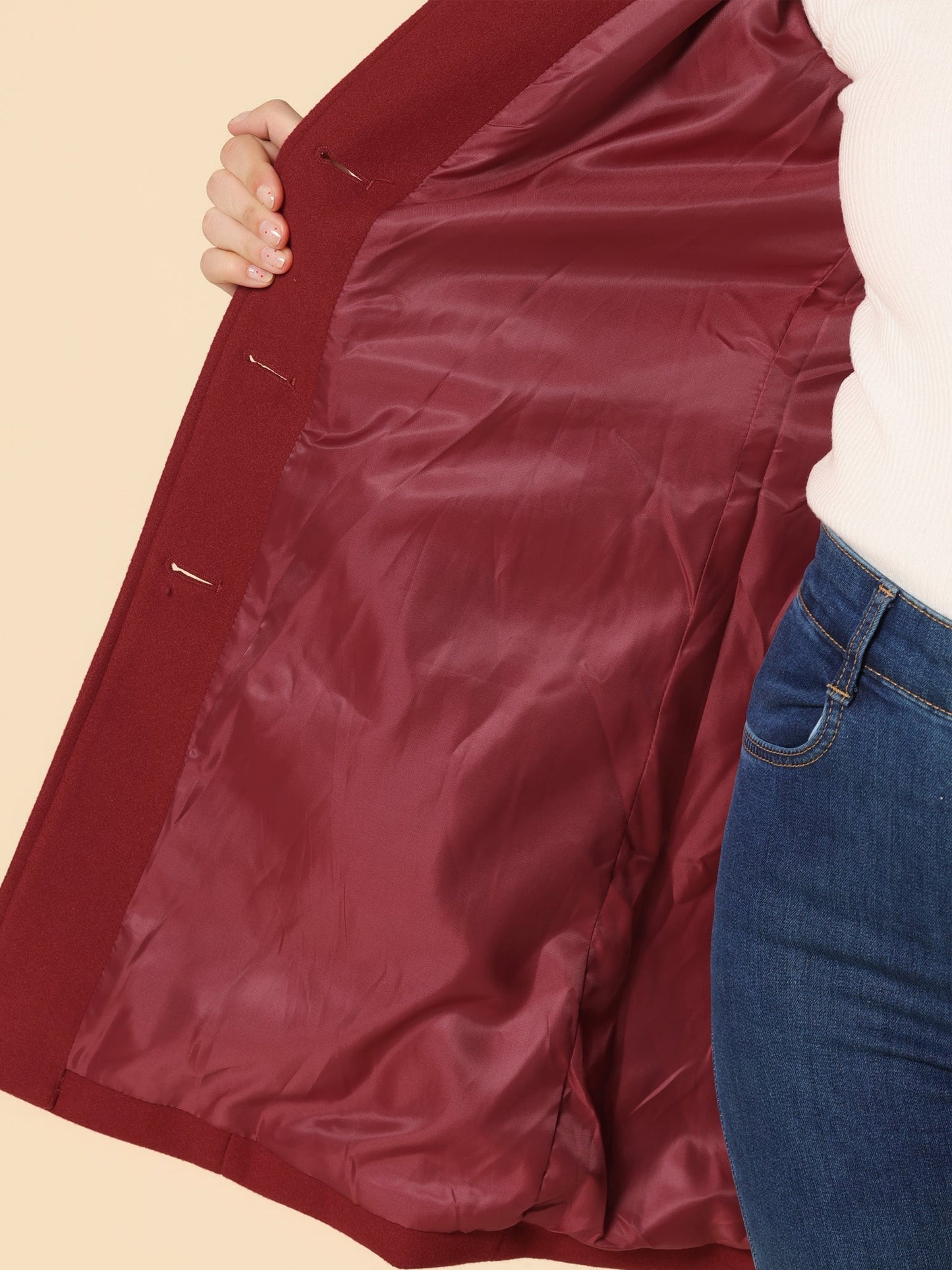 Single Breasted Winter Trench Coat